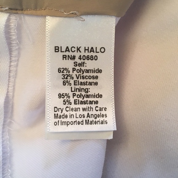 Black Halo Jackie Cap-Sleeve Wide- Leg Jumpsuit - Picture 12 of 14